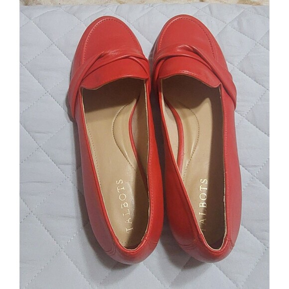Talbots Shoes Loafers Women's 9M,Red Excellent Condition, Comfort. - Picture 7 of 9